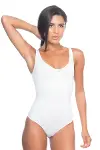 Beyaz Kalın Askılı Body Korse-3