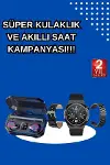 Yeni Nesil Kampanyası Bluetooth Bağlantılı Akıllı Saat ve Kablosuz Kulaklık Dijital Göstergeli-2