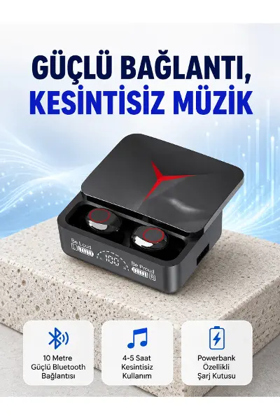 Mey İthalat® Ergonomik Tasarımlı Kablosuz Bluetooth Kulaklık – Yüksek Ses Performansı Yeni Nesil