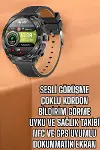 Akıllı Saat Bildirim Görme Sesli Görüşme Çoklu Kordon GPS Takibi-2