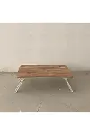 4 ADET SİYAH SOFRA AYAK KOMPLE PLASTİK 20CM AÇ KAPA (5468)-2