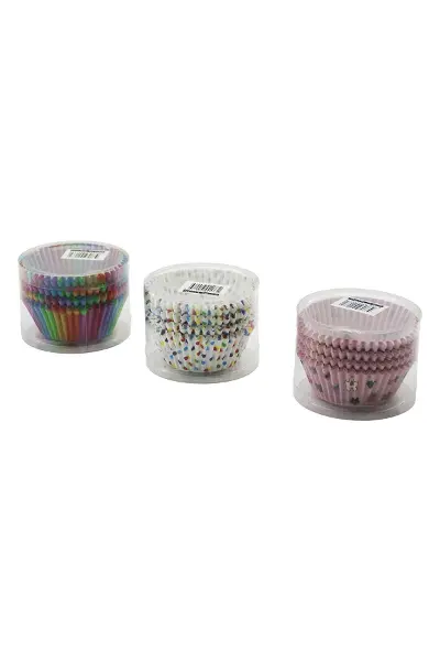 1200 Adet Yuvarlak - İnce Muffin Kağıt Kek Kapsülü Ağız Çap: 6.5Cm - Derinlik: 2.5Cm