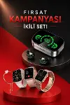 Yeni Nesil Kaliteli Akıllı Saat ve Kablosuz Bluetooth Kulaklık Yüksek Ses Kaliteli-1