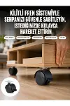 Sehpa ve Restoran Arabası İçin Kilitli Ayak 4’lü-1