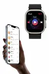49mm Akıllı Saat Amoled Ekranlı Kadın Erkek Kol Saati Plastik Kordon Yeni Nesil-4