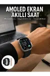 49mm Akıllı Saat Amoled Ekranlı Kadın Erkek Kol Saati Plastik Kordon Yeni Nesil-1