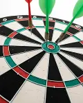 15 İnç Büyük Boy Dart Tahtası Ev Oyun Seti 4 Adet Metal Uç Oklu-5