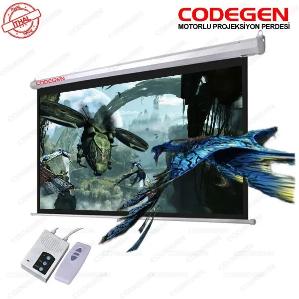 COD-EX-30 300x225 Motorlu U.Kumandalı İthal Projeksiyon Perdesi