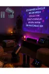 Bluetooth Hoparlörlü Akıllı Projektör Kablosuz Karaoke Mikrofonlu-1
