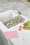 Lavoba İçi Sürgülü Açılır Kapanır Sebze Meyve Süzgeci Vizon (Açık 38,5 Cm Kapalı 34,50 Cm )-2
