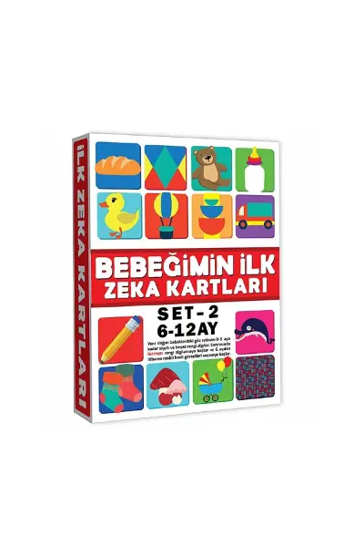 2205 Eğitici Kartlar 6-12 Ay Zeka Kartları