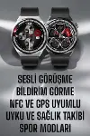 Akıllı Saat GPS VE NFC Özelliği Sesli Görüşme Dokunmstik Ekran-2