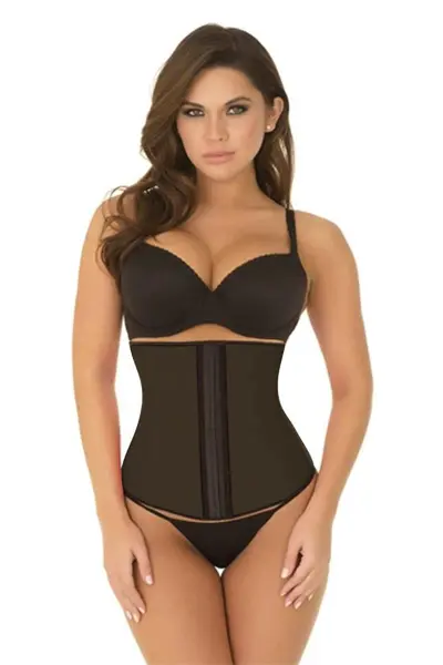 Kahverengi MI 9161 Terletici Agraflı Bel Korse - SSSSSS3826-8481