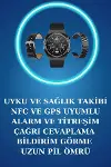 Akıllı Saat ve Kulaklık Seti Bildirim Görme Arama Cevaplama ANC Özelliği-5