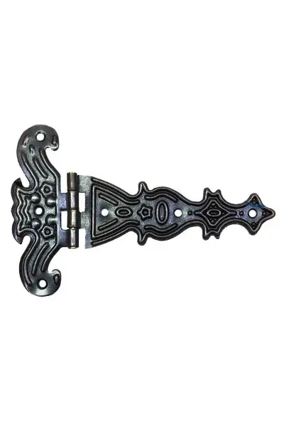 Dekoratif, Tek Kuyruklu Menteşe - 69x102 mm, Büyük, Eskitme, 100 Adet
