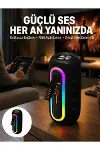Bluetooth Hoparlör Uzun Pil Ömrü Taşınabilir Yüksek Ses Kaliteli Yeni Nesil-1