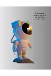 Astronot Yıldız Projeksiyon Lambası 8 Efektli Uzaktan Kumandalı Gece Işığı-2