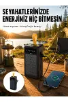 Taşınabilir Güneş Panelli Powerbank Çoklu Cihaz Şarj Destekli Yeni Nesil-1