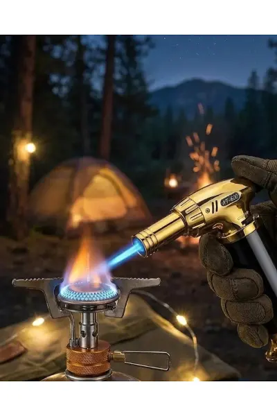 Çok Amaçlı Torch Pürmüz Çakmak Kamp Mutfak Hobi Kullanımlı