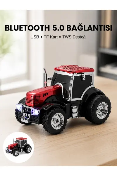 LED Işıklı Kablosuz Bluetooth Hoparlör Güçlü Ses Çıkışı