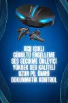 Bluetooth Kulaklık Oyuncu Kulaklığı RGB Işıklı Oyunlarda Düşük Gecikme-2