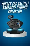 Bluetooth Kulaklık Oyuncu Kulaklığı RGB Işıklı Oyunlarda Düşük Gecikme-1