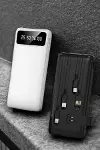 Powerbank 20.000 Mah LCD Ekran USB Lightning Type-C Uyumlu İOS ve Android-1