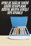 7 Kordonlu Unisex Akıllı Saat Çoklu Kordon Seçeneği Amoled Ekran-1