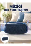 IPX5 Su Geçirmez Taşınabilir Bluetooth Hoparlör Renkli Işıklı Yeni Nesil-1