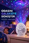 Dinozor Yumurtası Galaksi Projektör Gece Lambası 4'ü 1 Arada – Bluetooth Hoparlörlü-1
