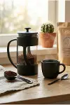 350 ml Borosilikat Cam French Press & Siyah Modern Kahve Ve Bitki Çayı Demleme Gereci-2