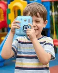 Çocuklar İçin Fotoğraf Makinesi Baskı Özellikli 4 Kağıt Rulo Hediyeli-1