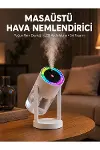 Araç ve Ev İçin Hava Nemlendirici Projektörlü Sessiz Buhar Yeni Nesil-1