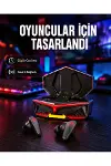 Led Işıklı Metal Kasa Kablosuz Kulaklık Yeni Nesil-1