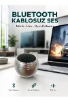 Taşınabilir Bluetooth Hoparlör Yüksek Ses Kaliteli Mini Tasarım Yeni Nesil-1