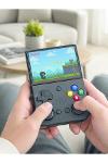 Retro Oyun Konsolu Çift Analog Joystick 64GB Hafızalı Taşınabilir El Konsolu-4