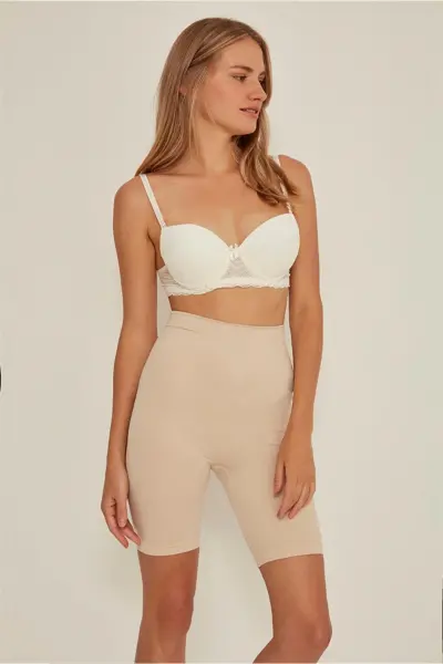 Ten MI Emay 3005 Soft Uzun Paçalı Boxer Korse - SSSSSS9936-8574