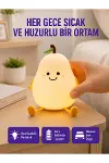 USB Şarjlı Armut Gece Lambası Dokunmatik Renk Değişimli-1
