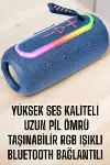 Kablosuz Bluetooth Hoparlör Uzun Pil Ömrü Taşınabilir-2