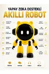 Yapay Zeka Robotu Çocuklar İçin 40 Dil Destekli Konuşan Eğitici Akıllı Robot-4