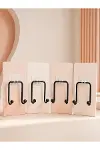 4'lü Yapışkanlı Askı Seti Mutfak Banyo ve Ev İçin Duvar Askısı-2