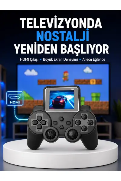 S10 Gamepad HDMI TV Bağlantılı 520 Klasik Retro Oyun 2025 Seri Orijinal Yeni Nesil