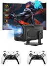Çift Kollu Game Box Projeksiyon Cihazı Kumandalı Android Tv Dahili Hoparlör Yeni Nesil-2