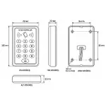 PM-38816 Dijital Tuş Takımlı ve RFID Kartlı Şifreli Geçiş Kontrol Terminali-3