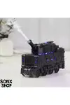 Buhar Efektli Zırhlı Tren Tasarımlı Aromaterapi Hava Nemlendirici – LED Işıklı, Sessiz ve USB Şarjlı-2