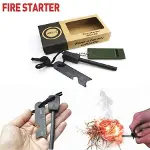 Survive Magnezyum Çubuğu Ateş Başlatıcı Çakmak Taşı-8