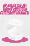 Kalıcı Oje Kurutucu Mini UV Işınlı Taşınabilir Hızlı ve Pratik Oje Kurutucu-2