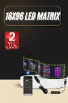 Led Ekran Matrix Panel En Büyük Boy 16X96 Araba Yazısı-1