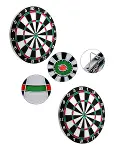 12 İnç Ahşap Dart Tahtası 4 Adet Metal Uçlu Dart Oku Dahil-4
