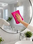 Yüksek Su Emici Mikrofiber Temizlik Bezi Cam, Mutfak ve Banyo Temizliği-4